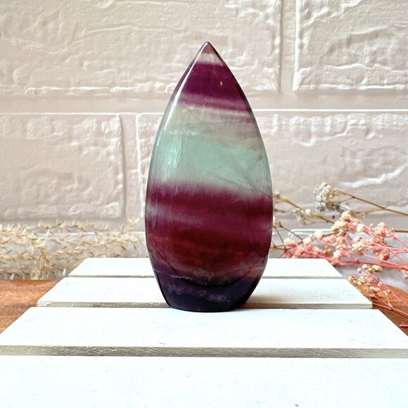 Gorgeous Small Candy Fluorite Free Form - Picture 3 of 7